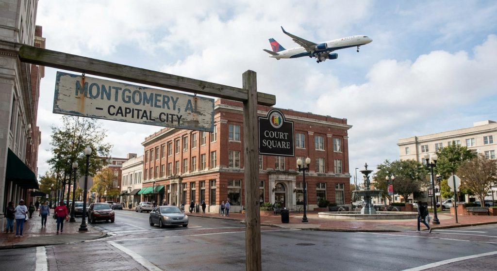 Cheap Business Class Flights to Montgomery, AL