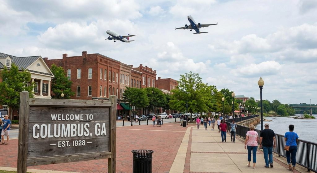 Cheap Business Class Flights to Columbus, GA