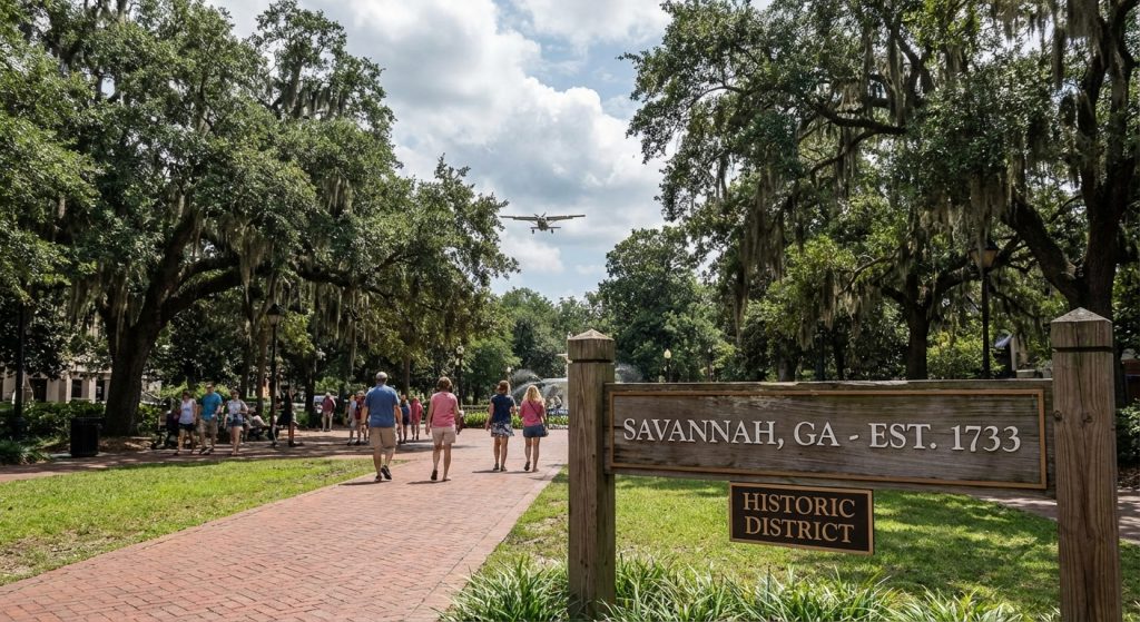 Cheap Business Class Flights to Savannah, GA