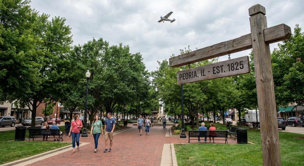 Cheap Business Class Flights to Peoria, IL