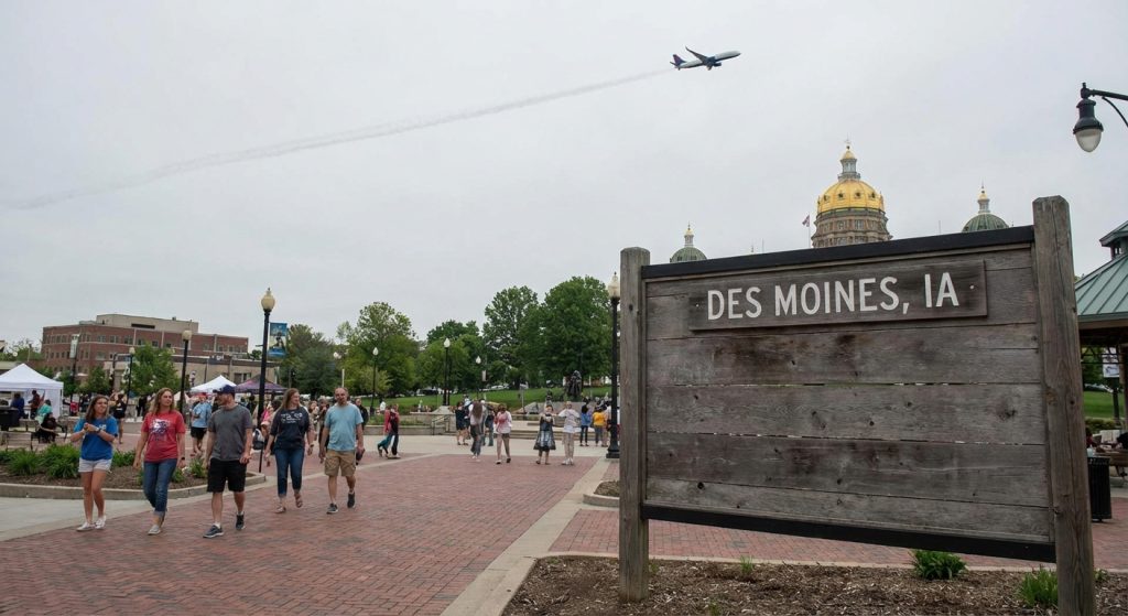 Cheap Business Class Flights to Des Moines, IA