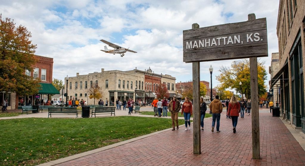 Cheap Business Class Flights to Manhattan, KS