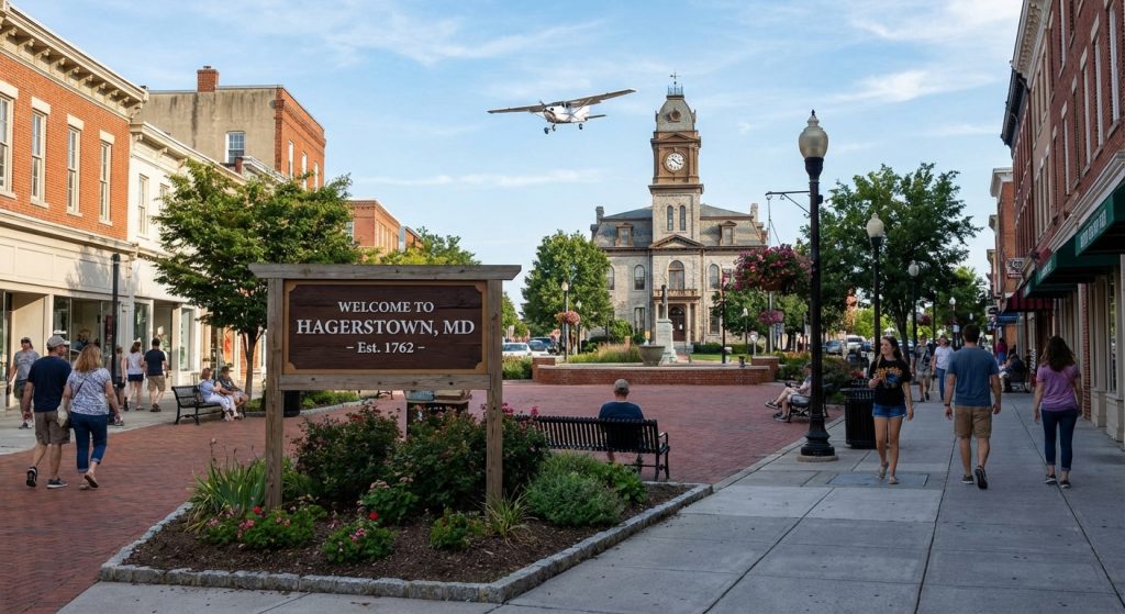 Cheap Business Class Flights to Hagerstown, MD