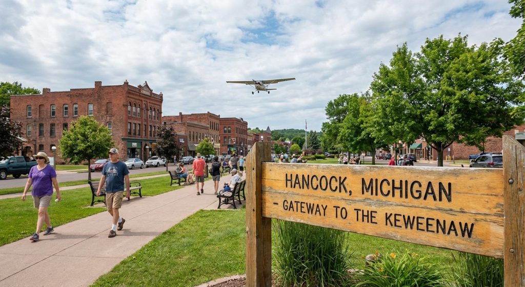 Cheap Business Class Flights to Hancock, MI
