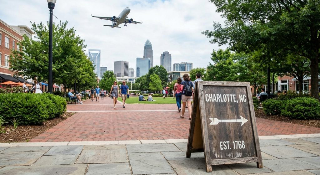 Cheap Business Class Flights to Charlotte, NC