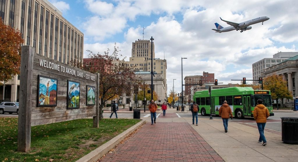 Cheap Business Class Flights to Akron, OH