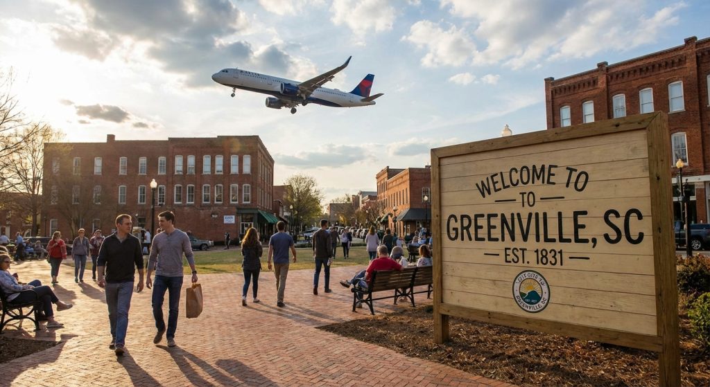 Cheap Business Class Flights to Greenville, SC